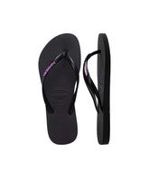 Havaianas Women's Slim Rubber Logo Thong