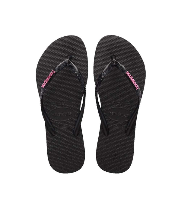 Havaianas Women's Slim Metal Logo Thongs – view 2