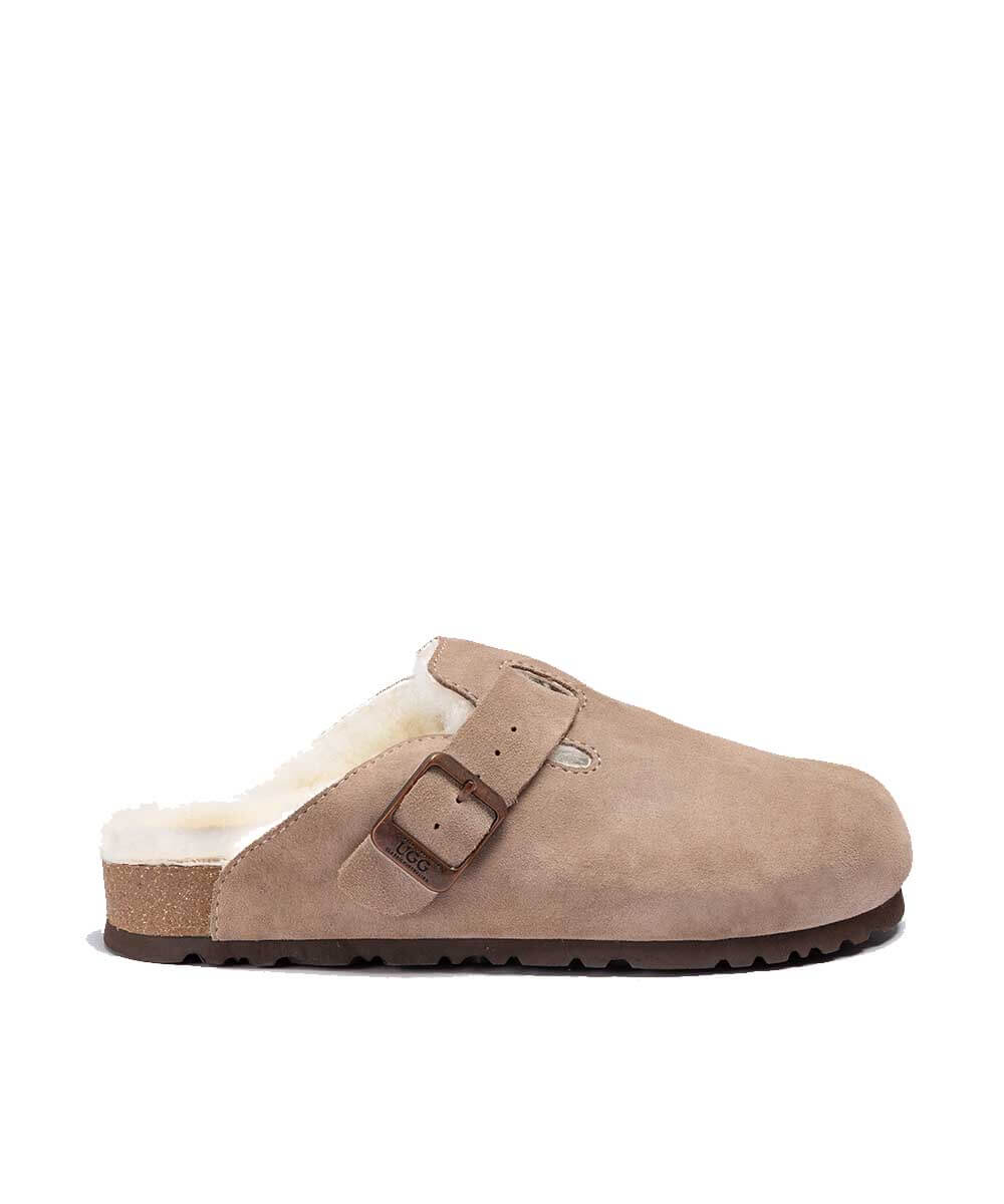 Women's UGG Wool Marly Slippers – Taupe Main image