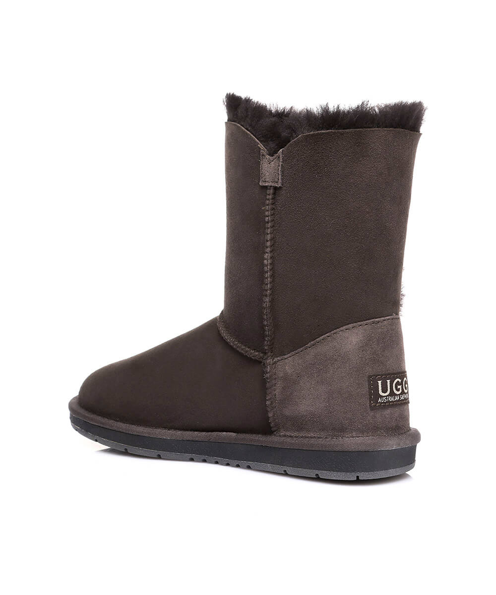 Men's Luxe Classic Mid Button UGG